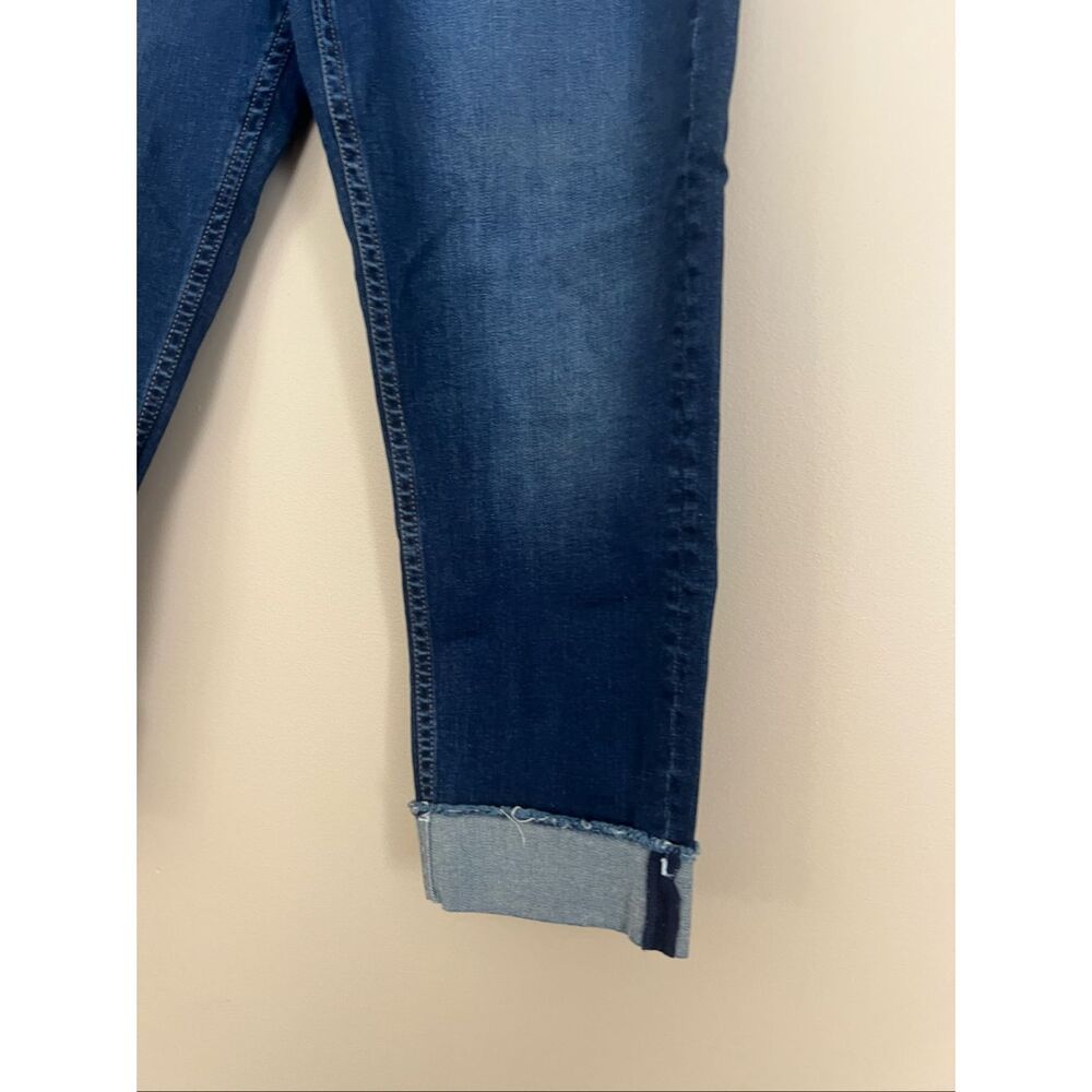 Vigoss Crop Heritage Fit Blue Jeans Woman’s Size 14 Length 25 - Picture 2 of 13
